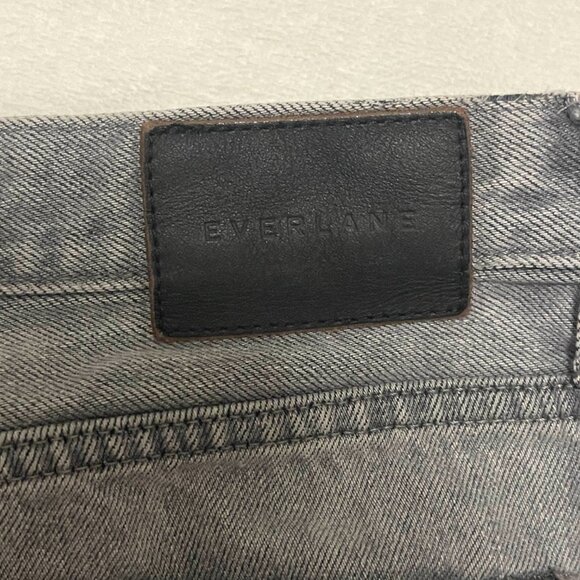 Everlane 90's Cheeky Jeans Men 32x36 Grey Denim Straight Organic Cotton Fit Leg - Picture 14 of 14